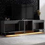 Hanah Home Paris Soporte para TV Antracita con Iluminación LED
